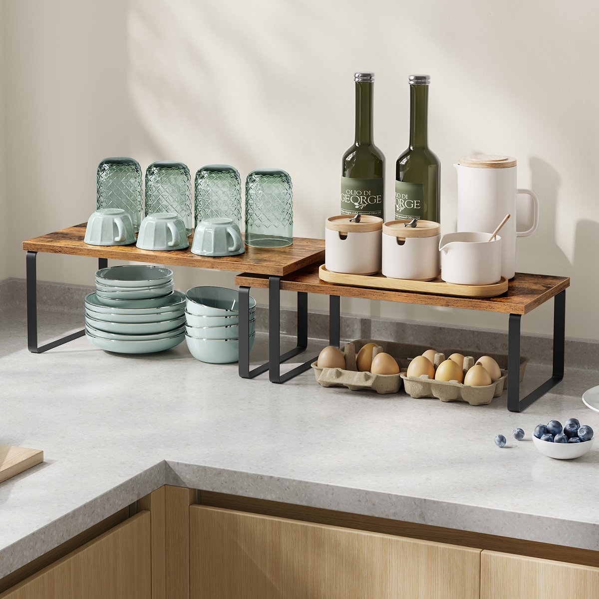 Cabinet Organizer Shelf (Set of 4)